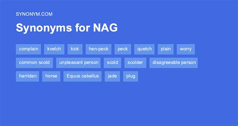 synonym for nag.